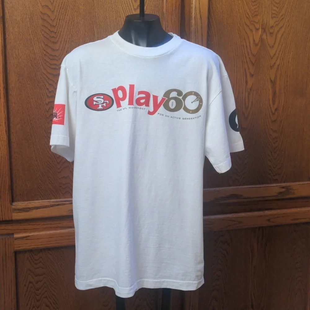49er's Play 60 T-Shirt Top - youth XL